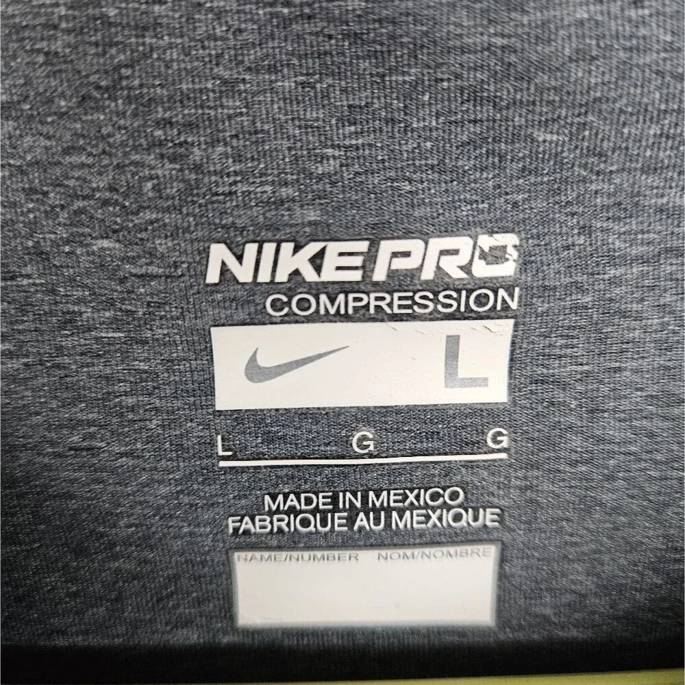 Nike Combat Pro Compression Shirts, Large - Set of 2